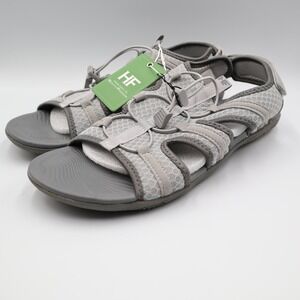 Hike Footwear Barefoot Sandals Mens 11/11.5 Grey Athletic Hiking Bungee NEW